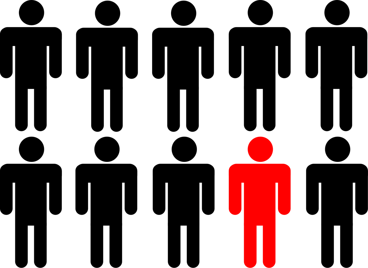 men, individual, group, community, black, red, odd man out, figures, singled out, maverick, non-conformity, stand out, people, teamwork, ranks, hierarchy, leader, unique, rebel, different, men, individual, individual, stand out, stand out, stand out, stand out, leader, unique, unique, unique, unique, unique, different, different
